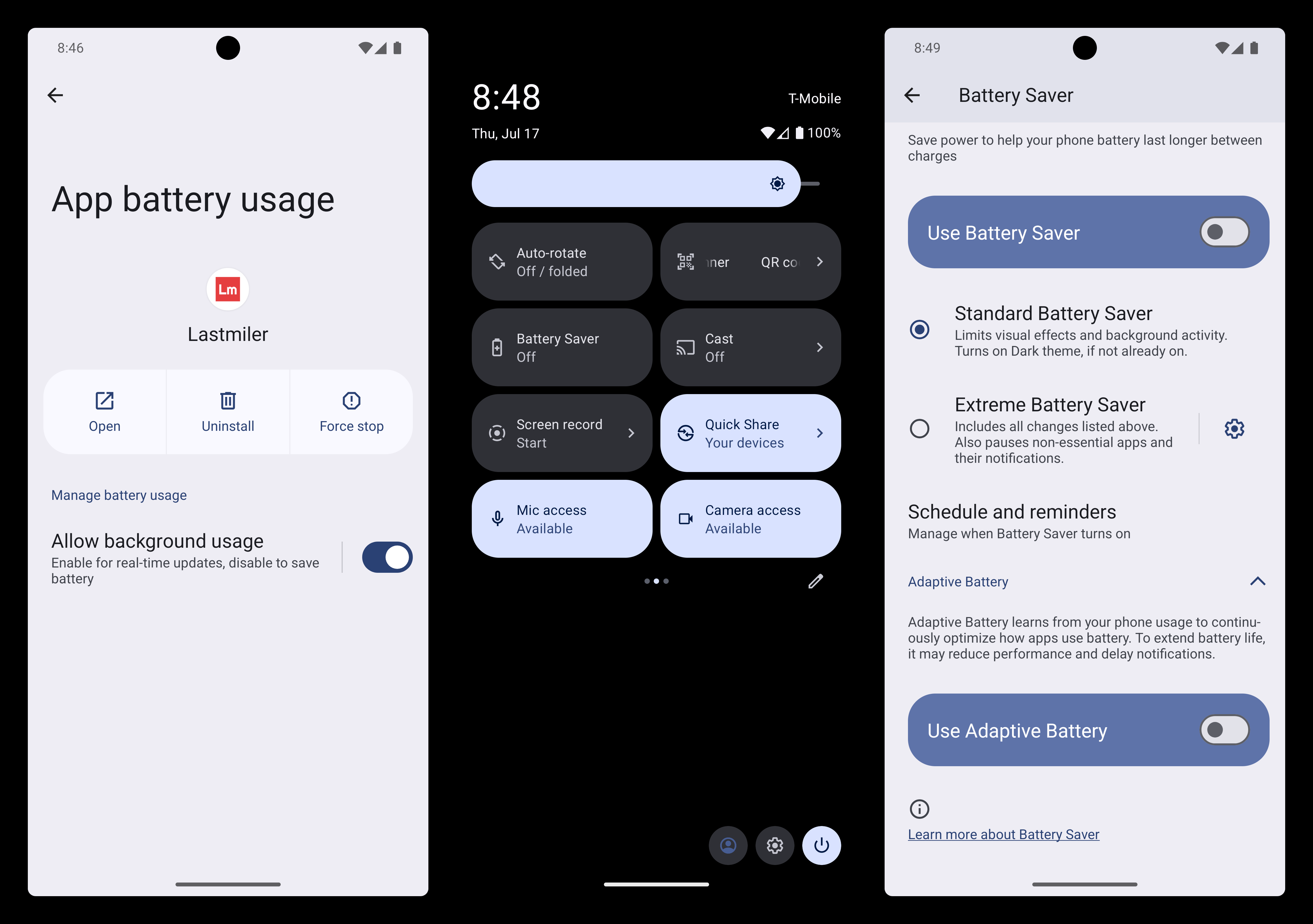 Force stopping Lastmiler, and turning off battery optimization